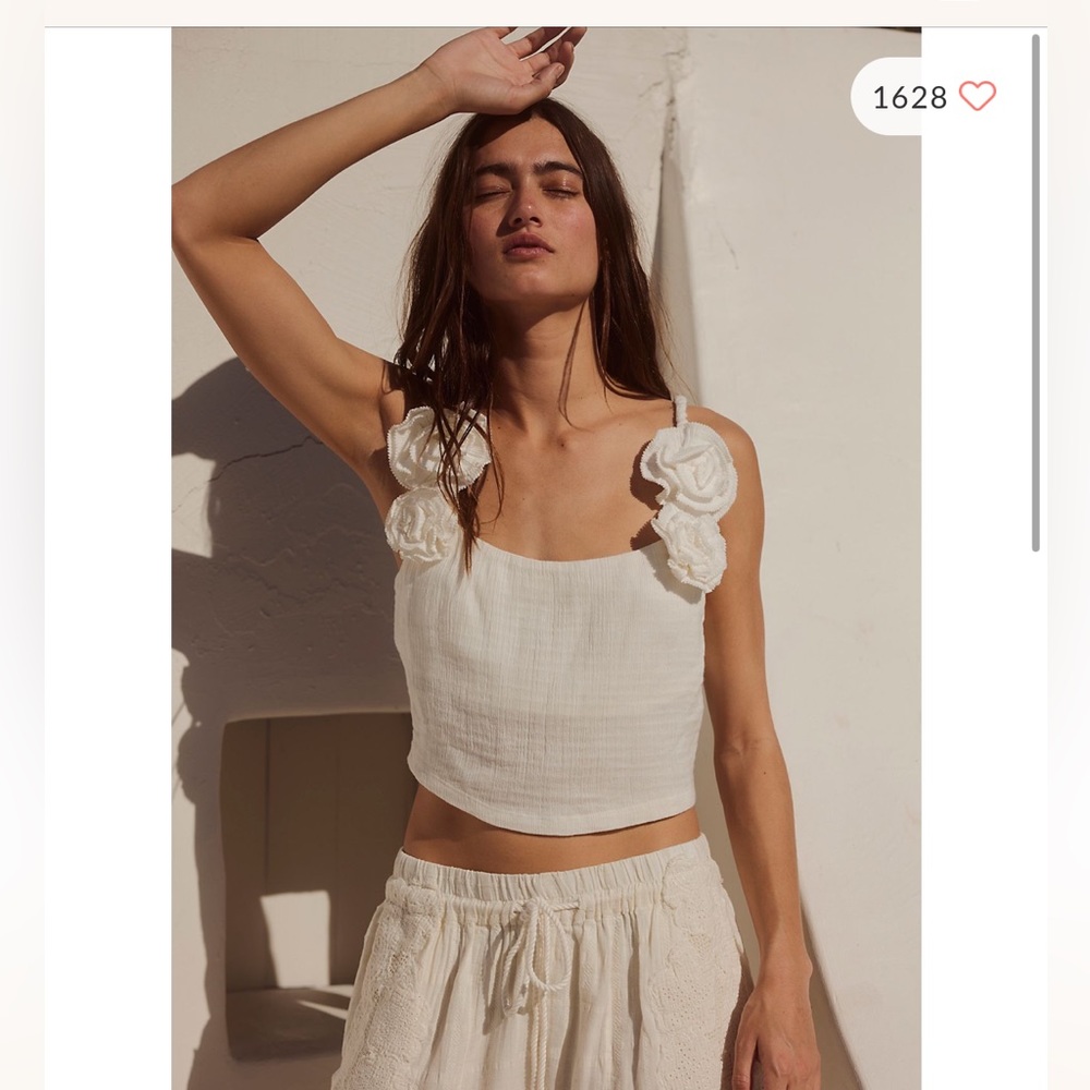 Free People Bella Rosa Top